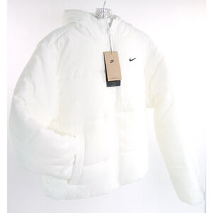 Nike Sportswear Classic Puffer Therma-FIT Loose Hooded Jacket White M NEW Read2